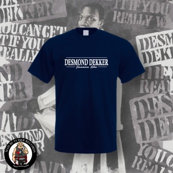 DESMOND DEKKER JAMAICA SKA T-SHIRT 3XL / navy