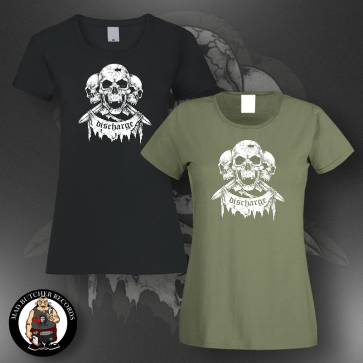DISCHARGE SKULL GIRLIE