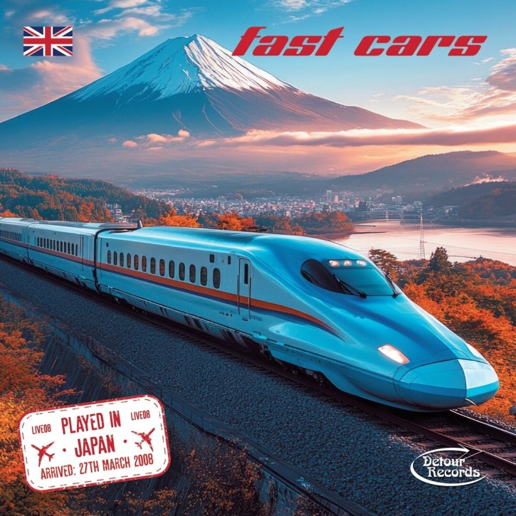 FAST CARS - Played In Japan (WHITE VINYL + HAND NUMBERED STICKERED SLEEVE) LP