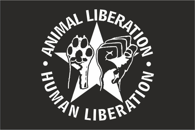 ANIMAL LIBERATION FLAG