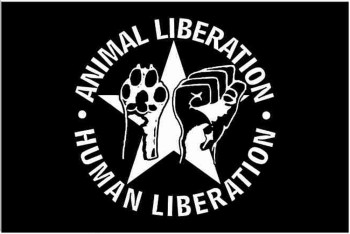 ANIMAL LIBERATION FLAGGE