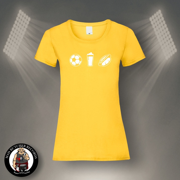 BASIC INSTINCT (FOOTBALL) GIRLIE M / yellow