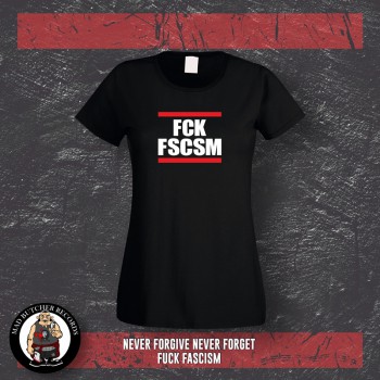 FUCK FASCISM GIRLIE Black / XL