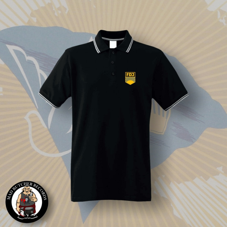 FDJ POLO SCHWARZ / M