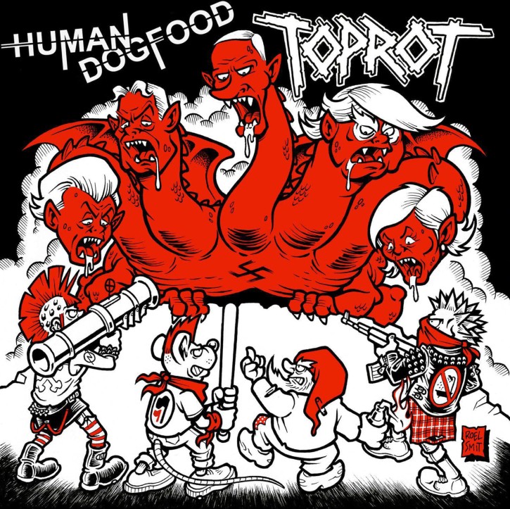Human DogFood / Toprot – split LP