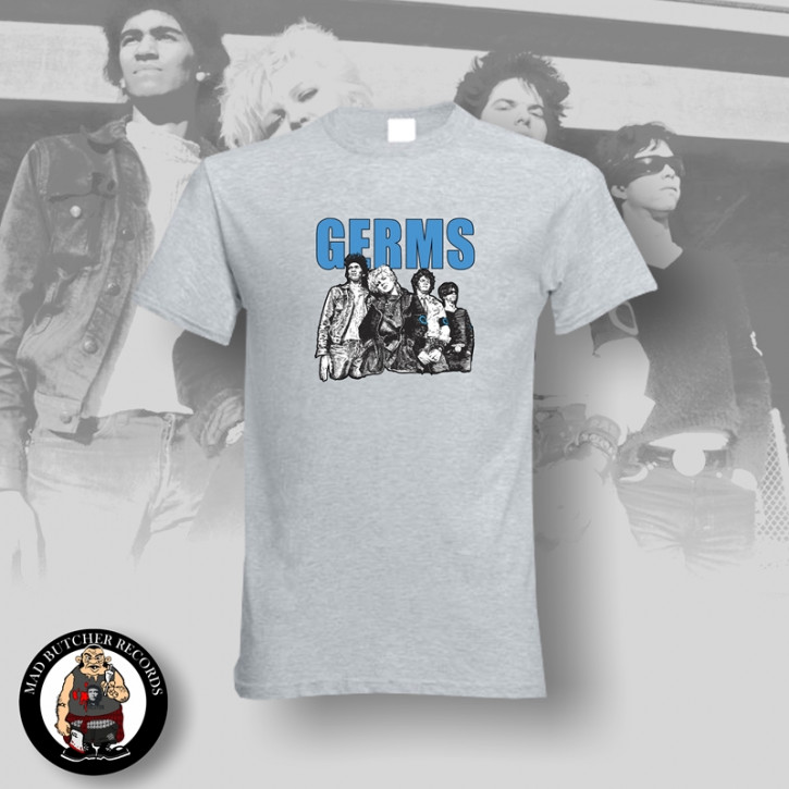 THE GERMS BAND T-SHIRT XL / grey