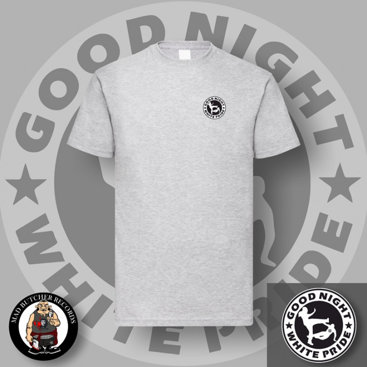 GOOD NIGHT WHITE PRIDE SMALL T-SHIRT 3XL / grey