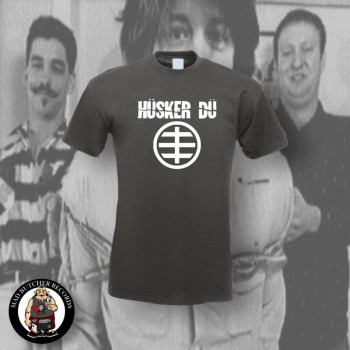 HÜSKER DÜ LOGO T-SHIRT XL / GRAU