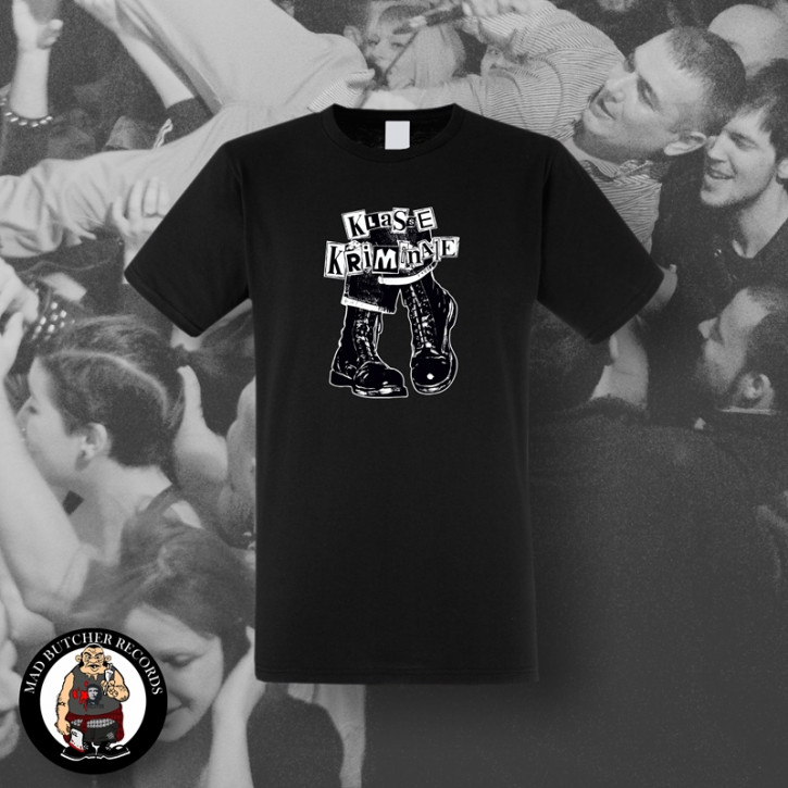 KLASSE KRIMINALE BOOTS T-SHIRT SCHWARZ / 5XL