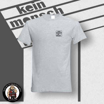 KEIN MENSCH IST ILLEGAL LOGO SMALL T-SHIRT XL / grey