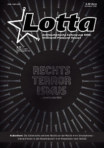 Lotta #71 Cover der LOTTA #71 Schwerpunkt : Rechtsterrorismus ...jenseits des NSU