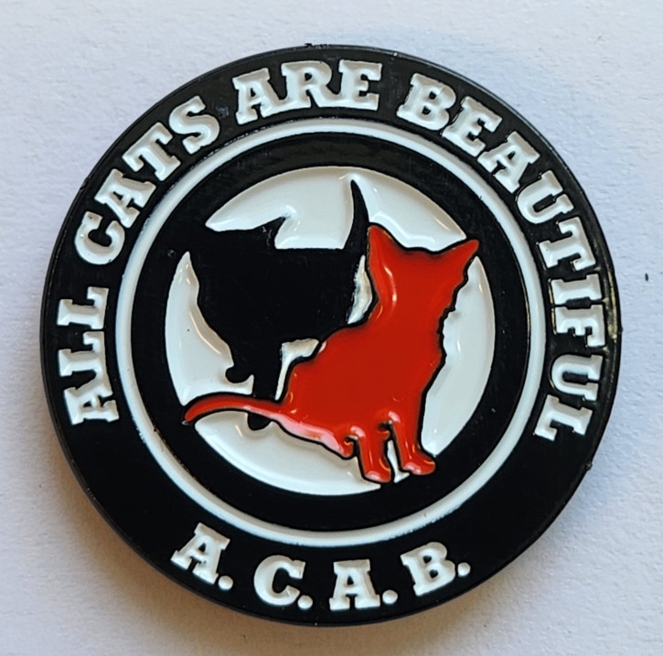 ALL CATS ARE BEAUTIFUL (ACAB) MAGNET (PIMP UP YOUR KÜHLSCHRANK)