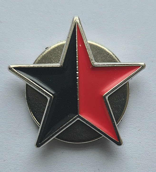 RED/BLACK STAR MAGNET
