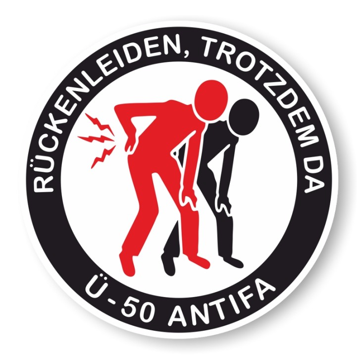 Ü 50 ANTIFA PVC STICKER