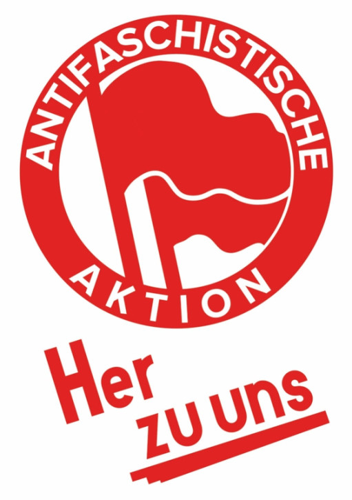 HER ZU UNS AUFKLEBER (10 Stück)