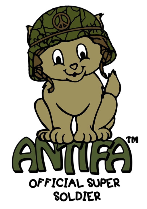 ANTIFA OFFICIAL SUPER SOLDIER AUFKLEBER (10 Stück)