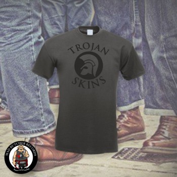 TROJAN SKINS T-SHIRT M / GRAU