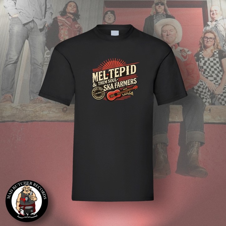 MEL TEPID & THEM SOUL SKA FARMERS T-SHIRT Black / 5XL