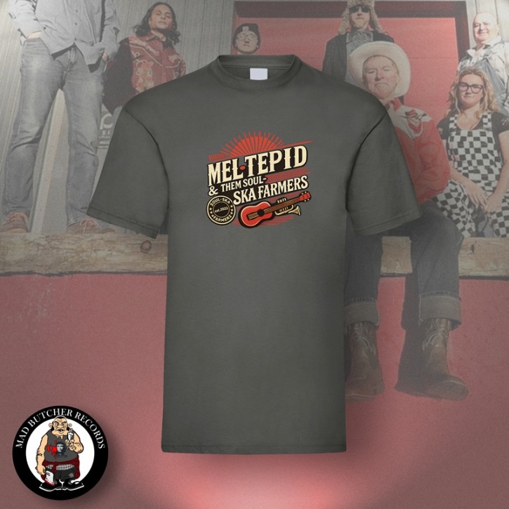 MEL TEPID & THEM SOUL SKA FARMERS T-SHIRT 3XL / DARK GREY