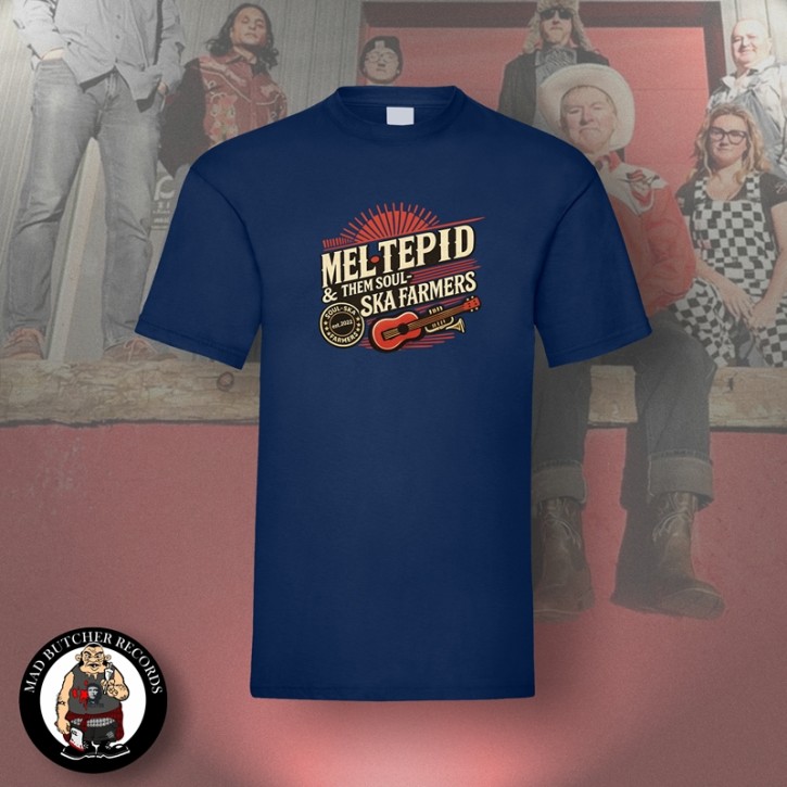 MEL TEPID & THEM SOUL SKA FARMERS T-SHIRT 3XL / ROYALBLUE