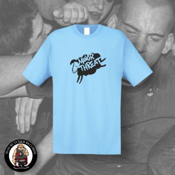 MINOR THREAT SHEEP T-SHIRT M / LIGHT BLUE