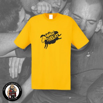 MINOR THREAT SHEEP T-SHIRT M / yellow
