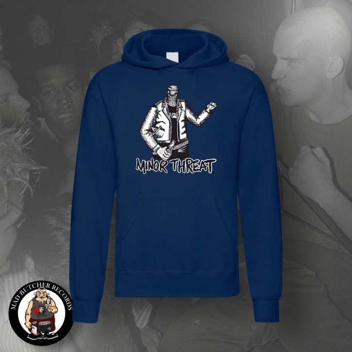 MINOR THREAT BOTTLE HOOD XXL / navy