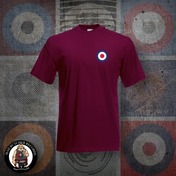 MOD TARGET SMALL T-SHIRT S / BORDEAUX RED