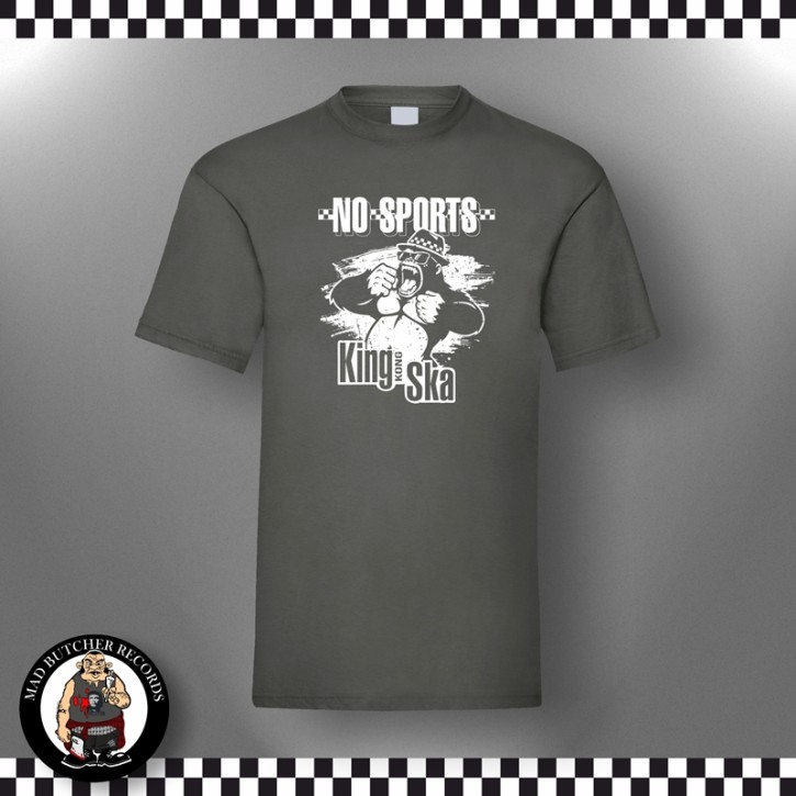 NO SPORTS KING SKA T-SHIRT 3XL / DUNKELGRAU
