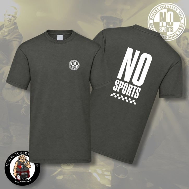 NO SPORTS FINEST QUALITY SKA T-SHIRT 5XL / DUNKELGRAU