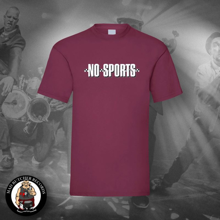 NO SPORTS CLASSIC T-SHIRT L / BORDEAUX ROT