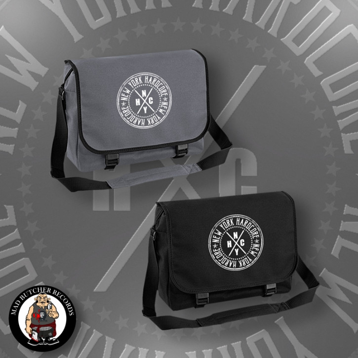 NEW YORK HARDCORE CIRCLE MESSENGER BAG