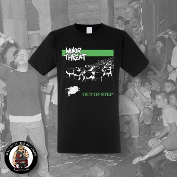MINOR THREAT OUT OF STEP T-SHIRT SCHWARZ / L
