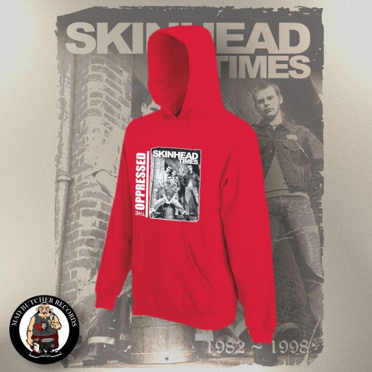 OPPRESSED SKINHEAD TIMES HOOD S / red