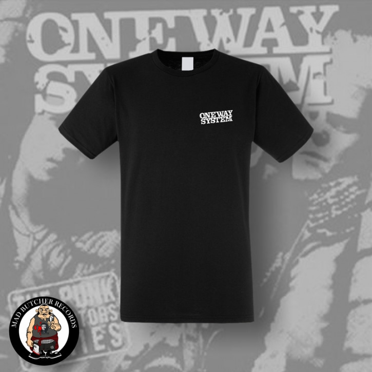 ONE WAY SYSTEM SMALL LOGO T-SHIRT Black / S