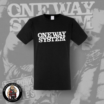 ONE WAY SYSTEM LOGO T-SHIRT Black / S