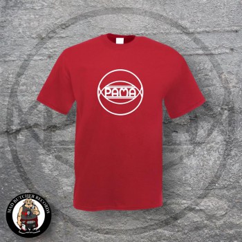 PAMA RECORDS T-SHIRT S / red