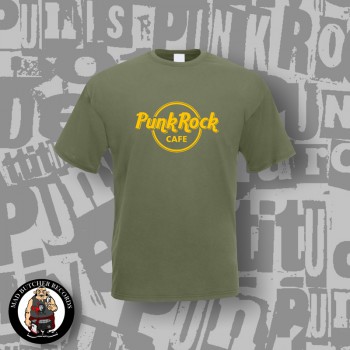 PUNK ROCK CAFÈ T-SHIRT BLACK M / OLIVE