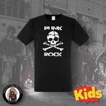 PUNK ROCK SKULL KIDS T-SHIRT