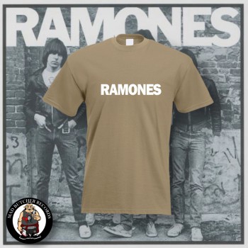 RAMONES SIMPLE T-SHIRT 3XL / BEIGE