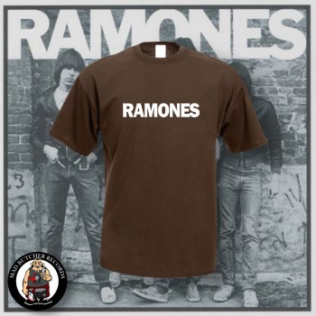 RAMONES SIMPLE T-SHIRT 3XL / BRAUN