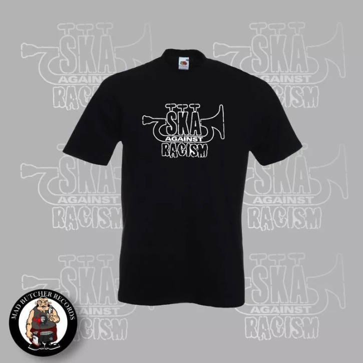 SKA AGAINST RACISM TRUMPET T-SHIRT