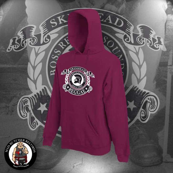 SKINHEAD BOSS REGGAE KAPU XXL / BORDEAUX ROT