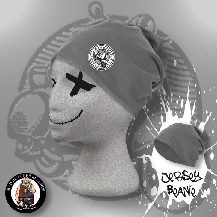SCOOTERIST A WAY OF LIFE BEANIE grey