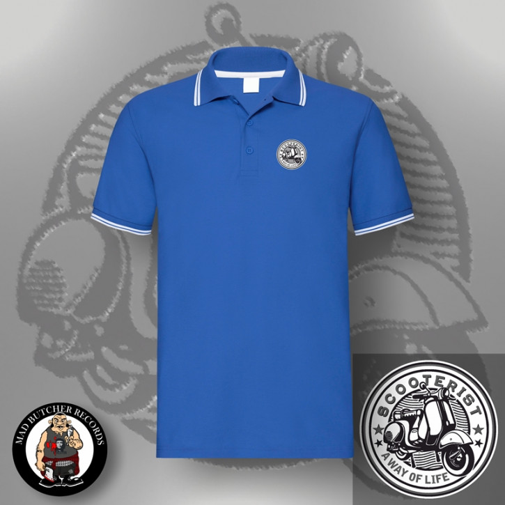 SCOOTERIST A WAY OF LIFE POLO S / ROYALBLUE