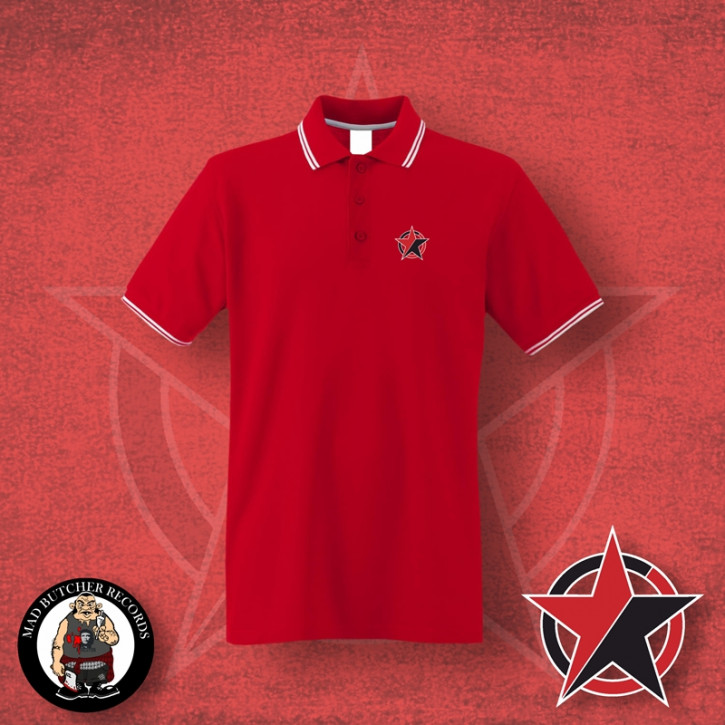 STAR CIRCLE POLO M / red