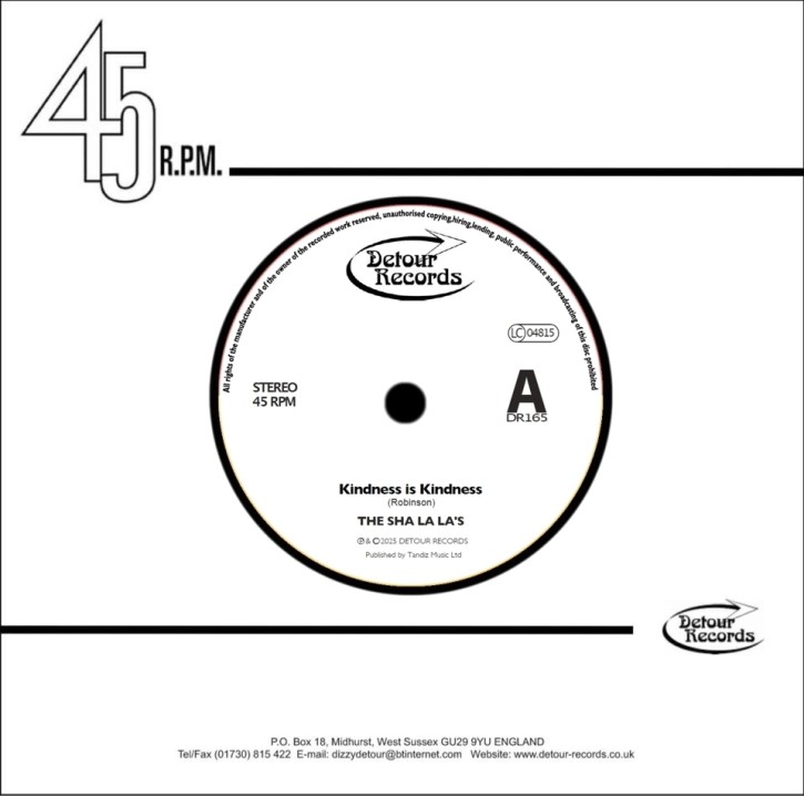 SHA LA LA'S, THE - Kindness Is Kindness 7