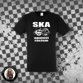 SKA AGAINST RACISM T-SHIRT SCHWARZ / XL