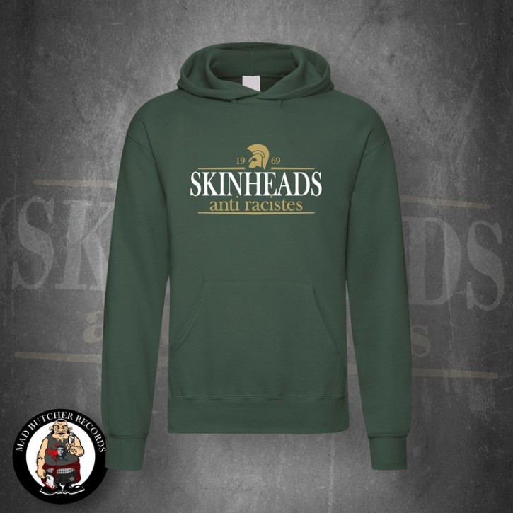 SKINHEADS ANTI RACISTES KAPU 3XL / BOTTLEGREEN