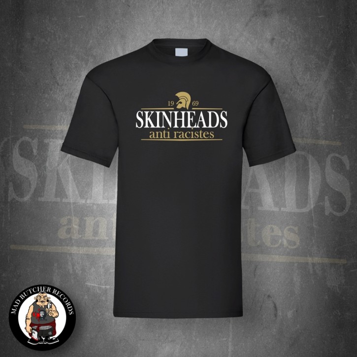 SKINHEADS ANTI RACISTES T-SHIRT Black / 5XL